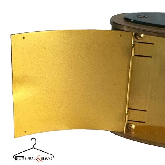 Vtg Jaeger LeCoultre 8 Day Alarm Swiss Travel Desk Clock - Picture 7 of 15